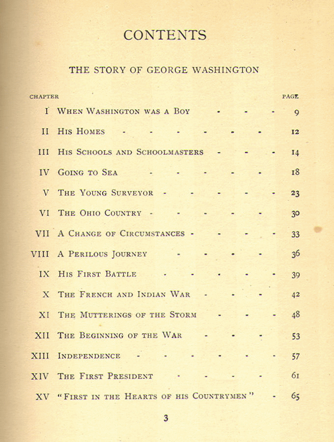 [Contents, Page 1 of 4]