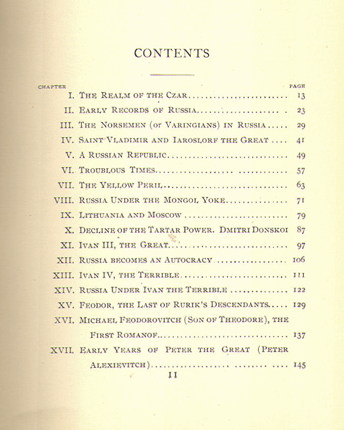 [Contents, Page 1 of 2]