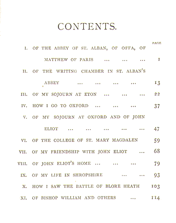 [Contents, Page 1 of 2]