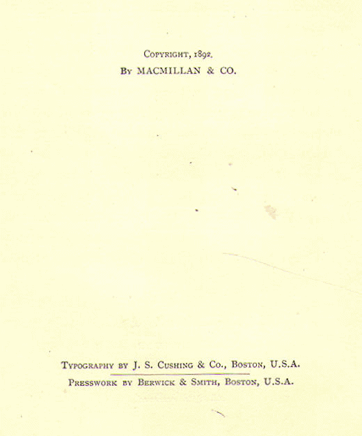 [Copyright Page]