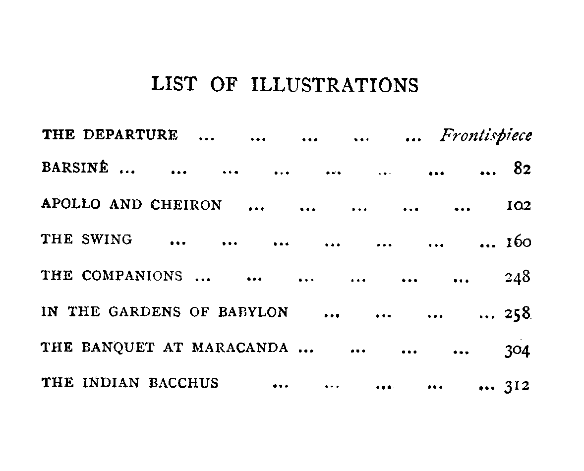 [List of Illustrations]