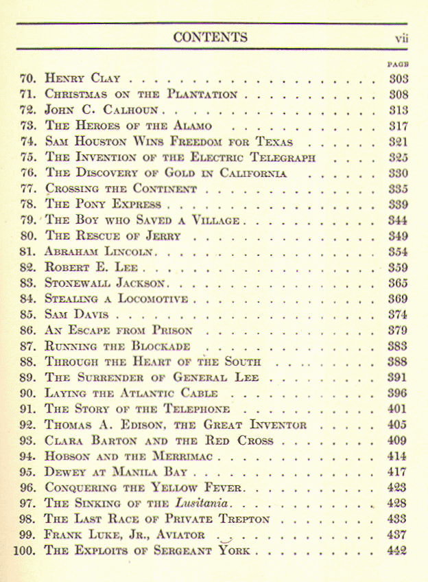 [Contents, Page 3 of 3]