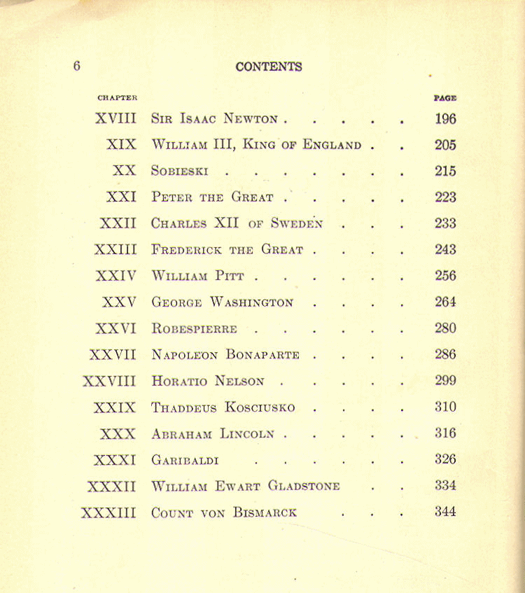 [Contents, Page 2 of 2]