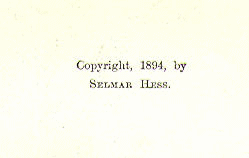 [Copyright Page]