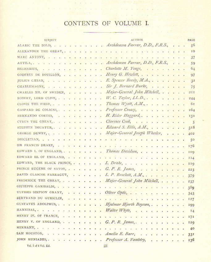 [Contents, Page 1 of 2]