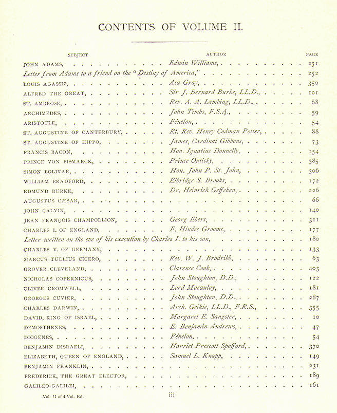 [Contents, Page 1 of 2]