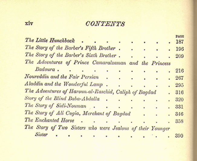 [Contents, Page 2 of 2]