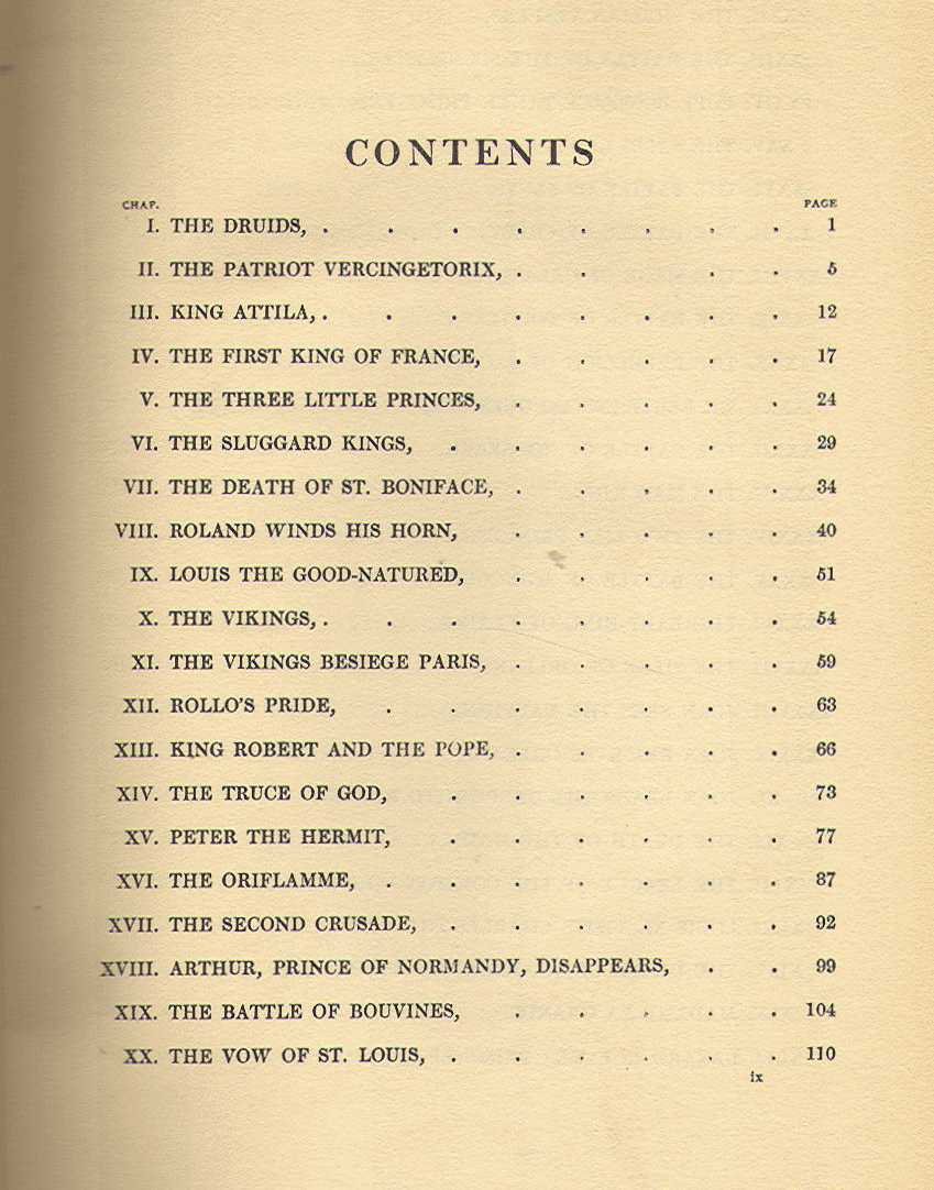 [Contents, Page 1 of 4]