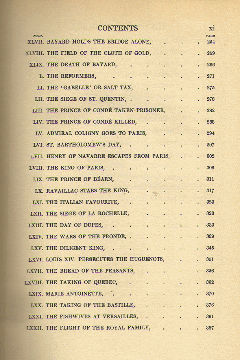 [Contents, Page 3 of 4]