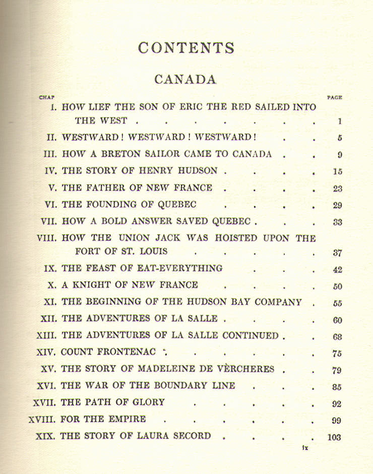 [Contents, Page 1 of 4]