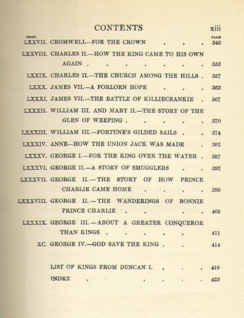 [Contents, Page 5 of 5]