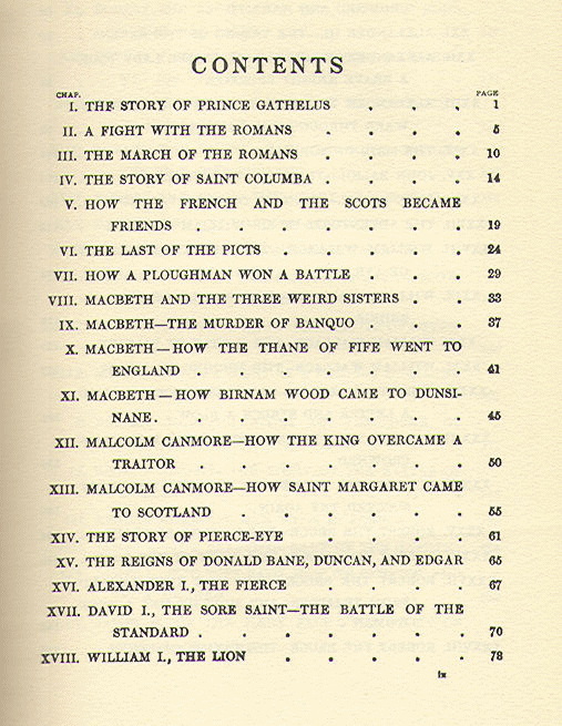 [Contents, Page 1 of 5]