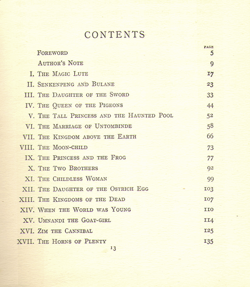 [Contents, page 1 of 2]
