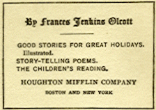 [Books by Frances Jenkins Olcott]