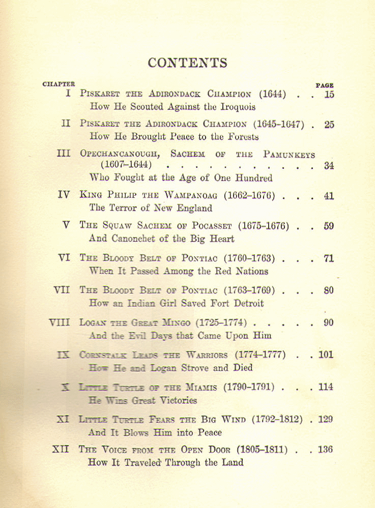 [Contents, Page 1 of 2]