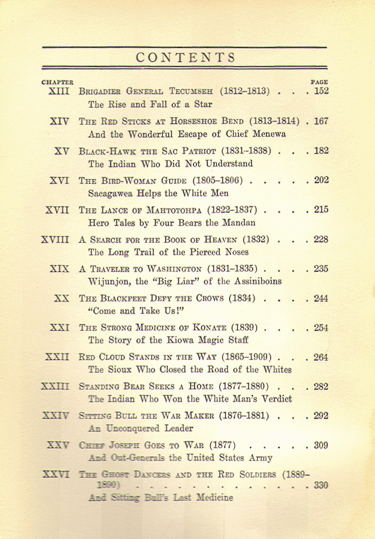 [Contents, Page 2 of 2]