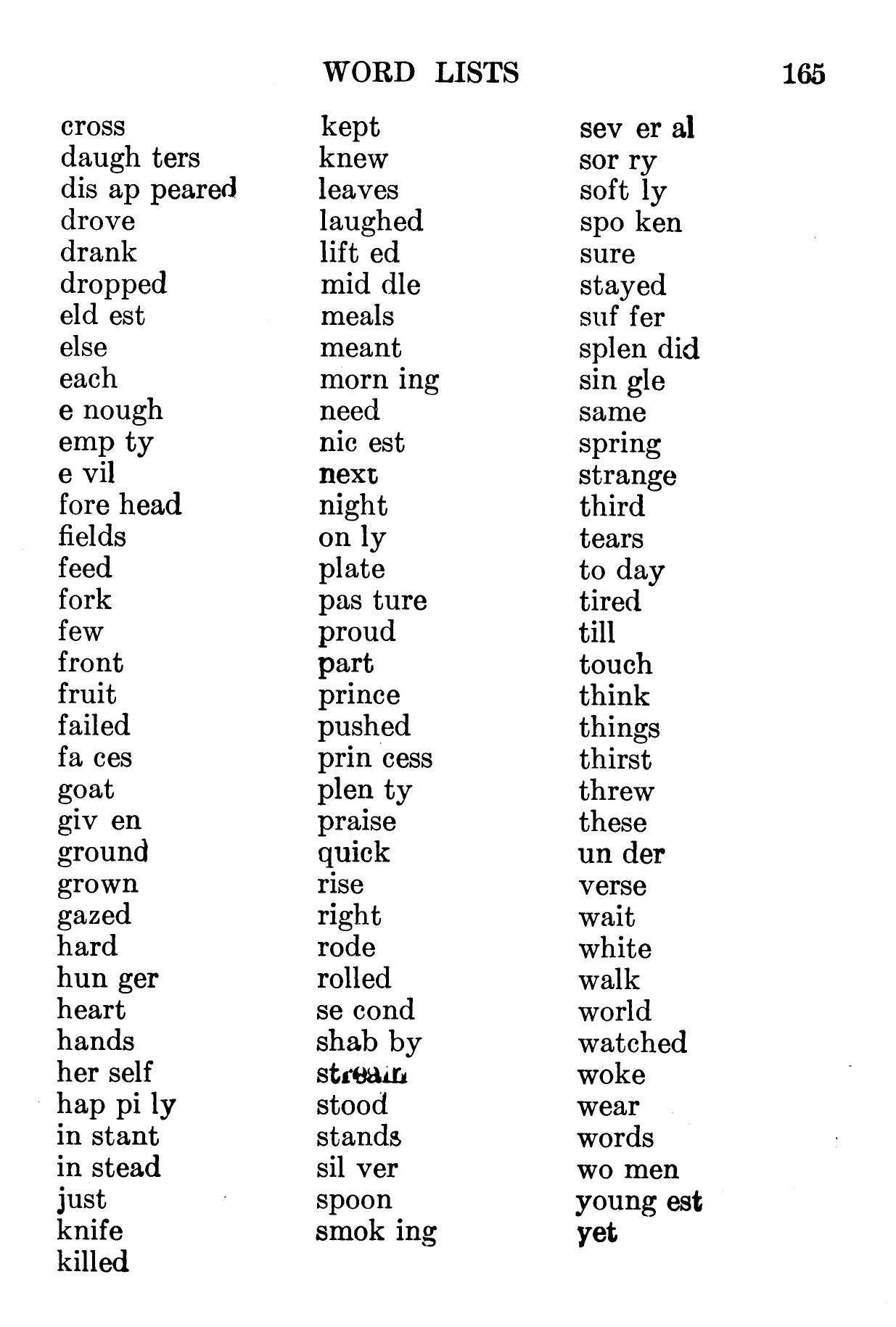 [Word Lists]