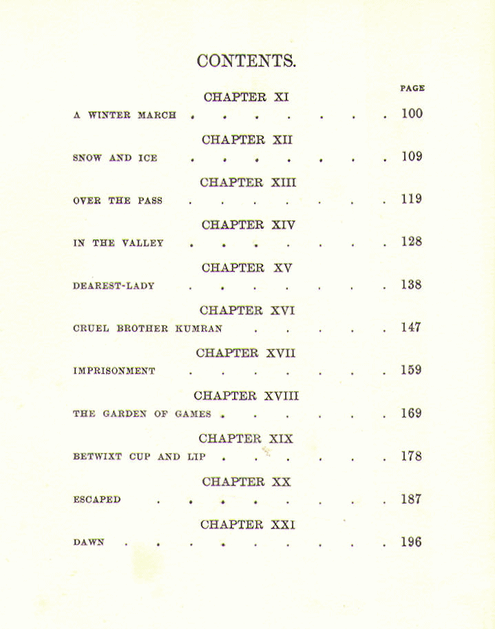 [Contents, Page 2 of 2]