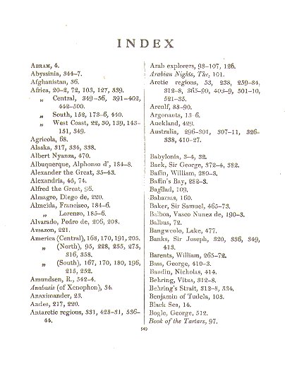 [Index, Page 1 of 6]