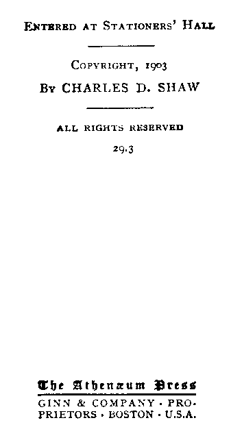 [Copyright Page]